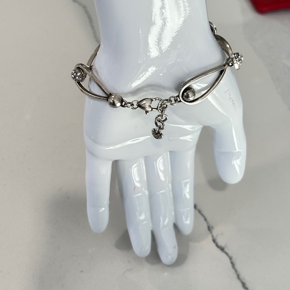 Brighton Chara Elipse Silver Articulated Bracelet - Picture 6 of 12